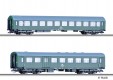 01660 Tillig Set of 2 Passenger cars Autoreisezug Dresden-Budapest (Set 1)